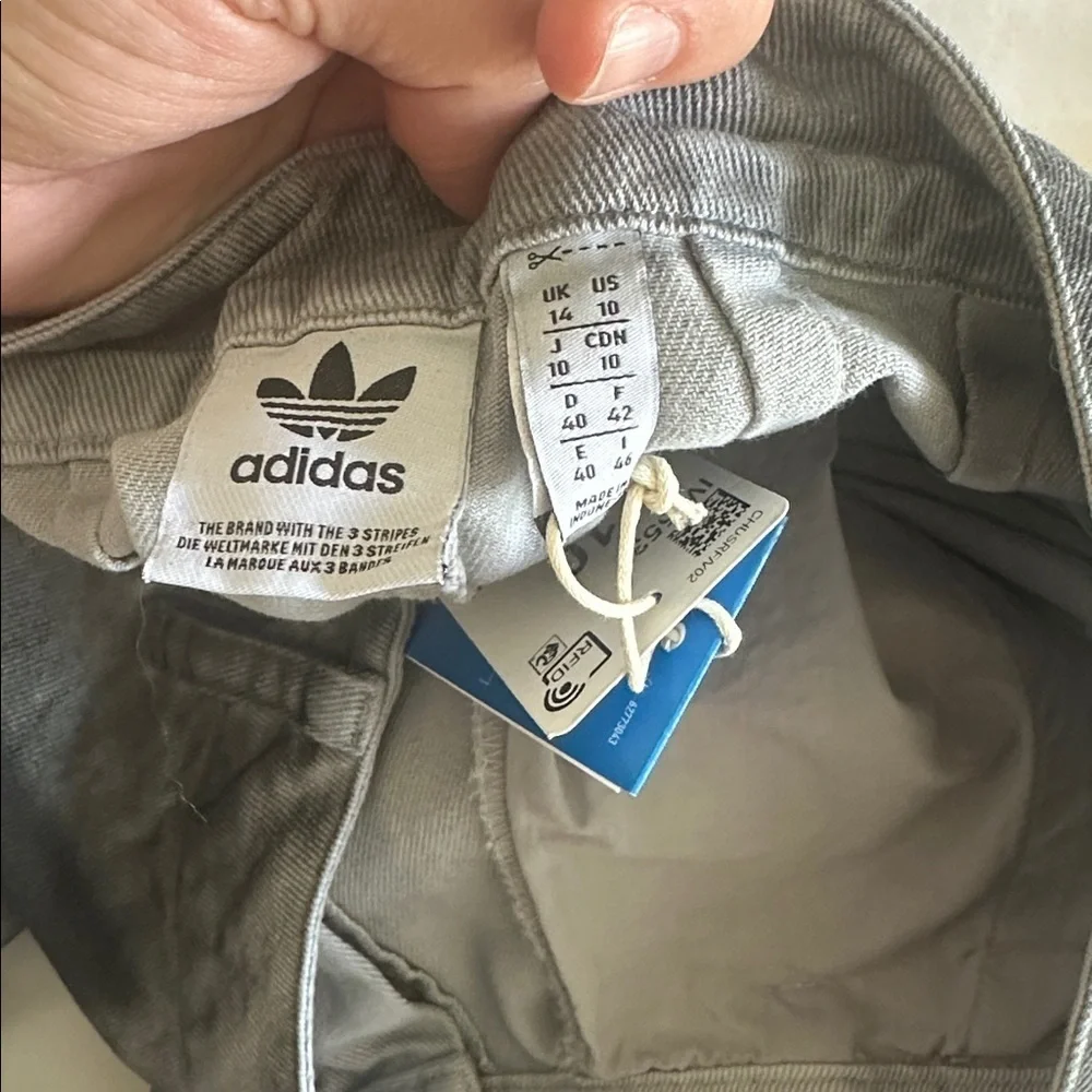 NWT Adidas Premium XXL Cargo Trousers Trace carbon/MGH solid Grey Sz 10